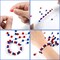 1200pc Patriotic Pony Beads - Red, White & Blue Bulk Craft Beads for DIY Jewelry